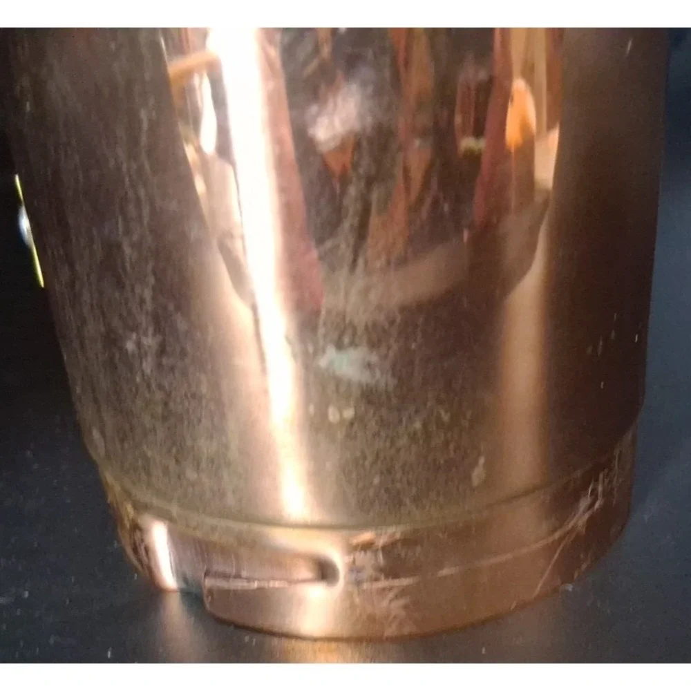 Vintage Solid‎ Copper And Brass Cheese Shaker Himark Ent, NY 6